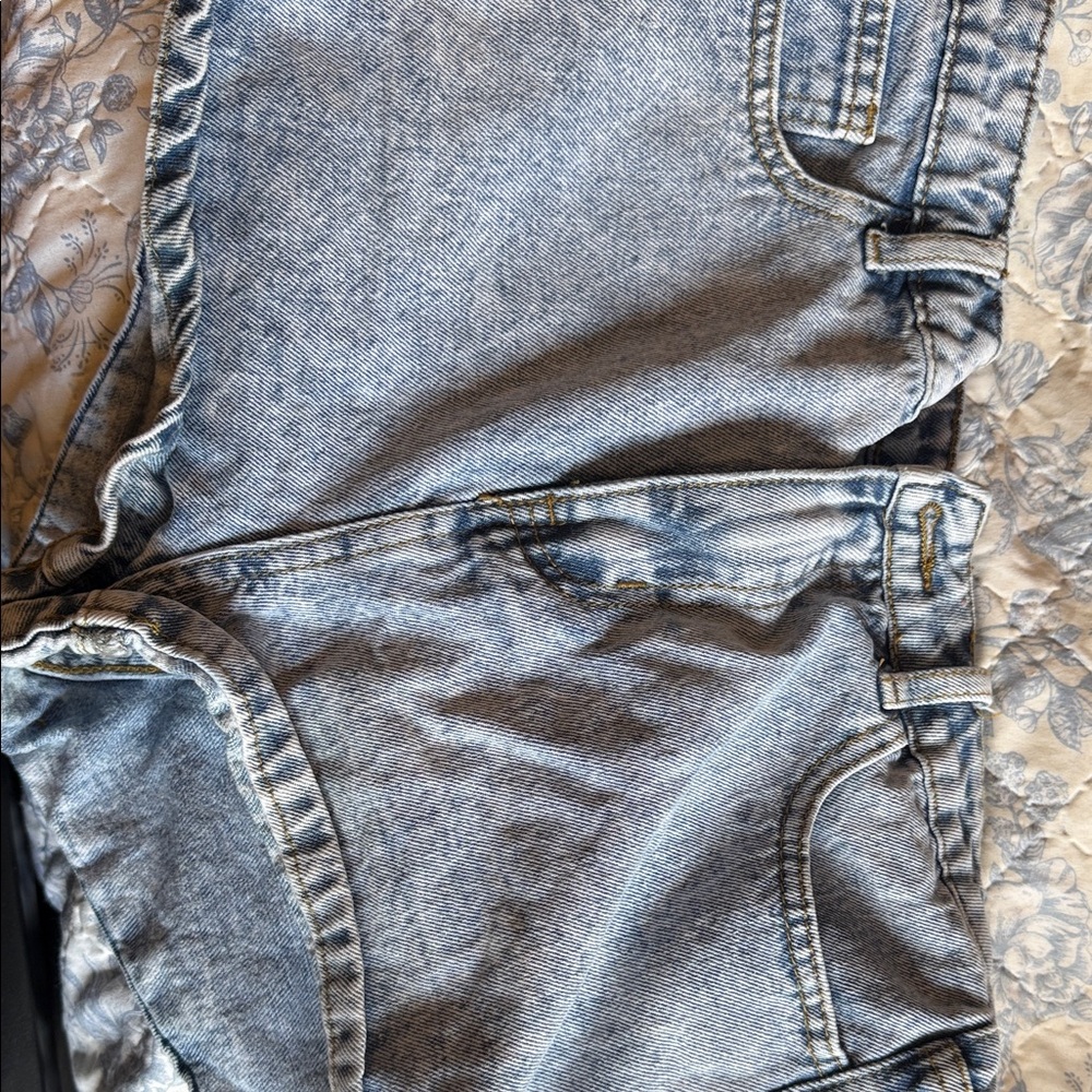 SHEIN Light Blue Women's Denim Overalls